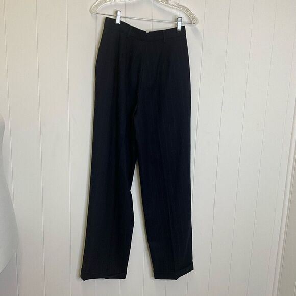 Vintage Ralph Ralph Lauren Women's 10 Cashmere Wool Blend Pants Trousers Blue - Picture 7 of 12